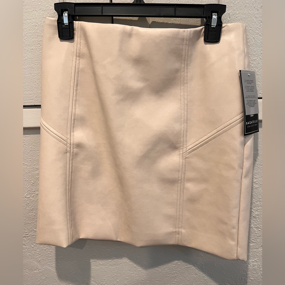 NWT Bagatelle faux leather mini skirt